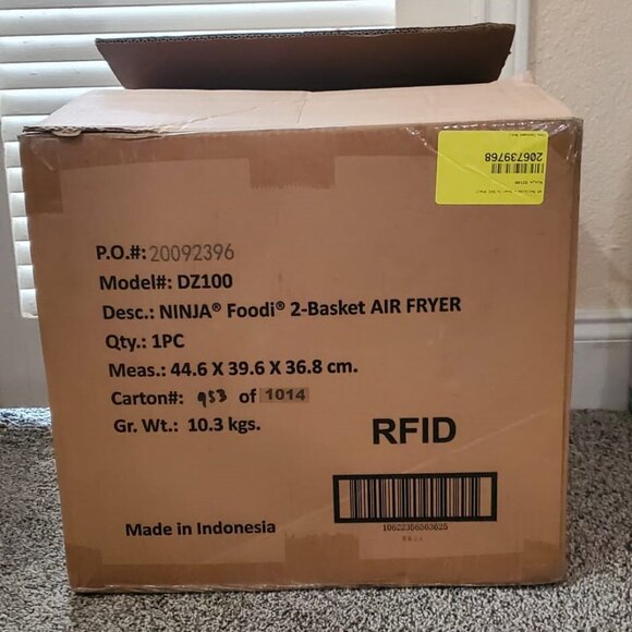 Ninja DZ100 Foodi 4-in-1 8-qt. 2-Basket Air Fryer with DualZone Technology - Picture 4 of 4